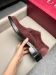 Gucci Man Brown Calfskin Business Leather Shoes 042893 (8)_th.jpg